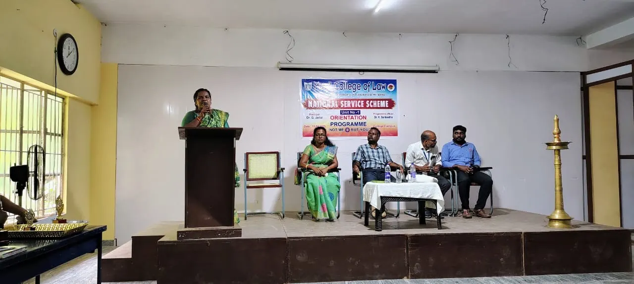 NSS Orientation Programme, Mugil College of Law