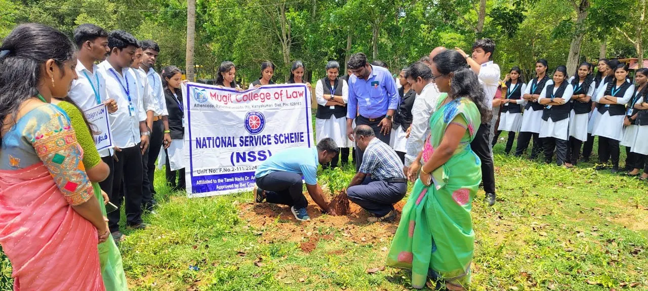 Tree Planting Drive, Mugil College of Law